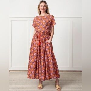 NWT Printfresh Leaps and Bounds Carry On Set matching skirt and top